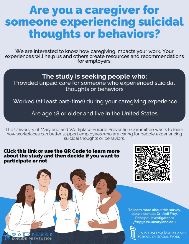 Study flyer with text