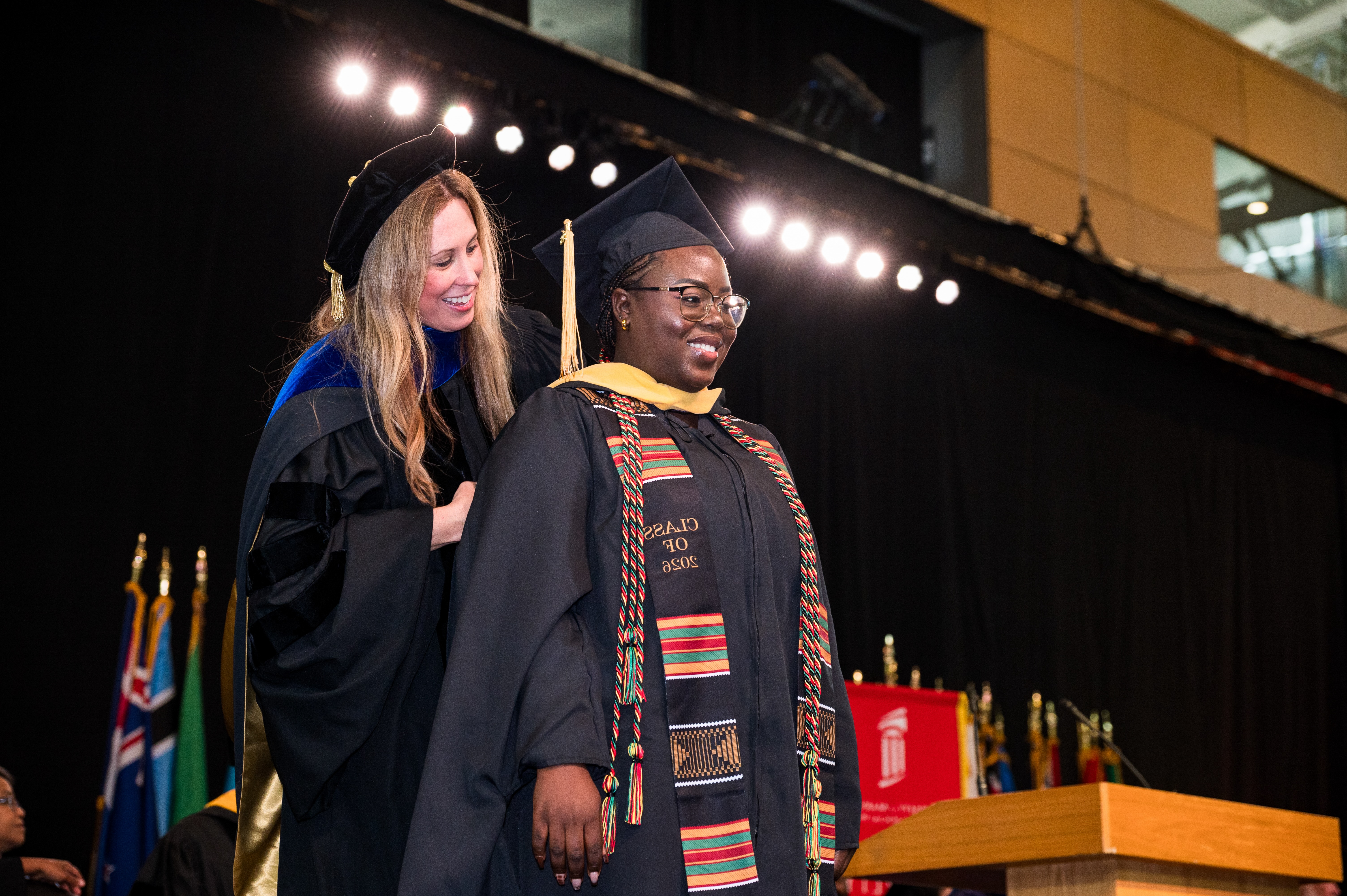 Student Receiving Diploma at convocation