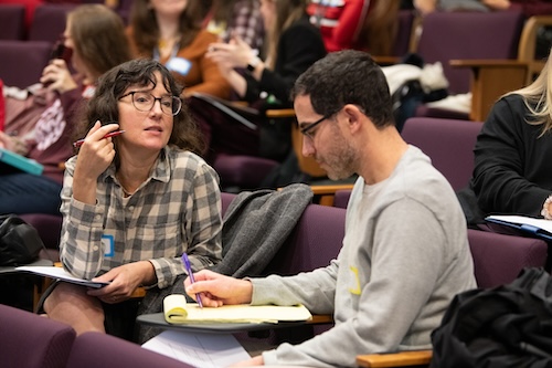 people conducting research