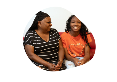 Janice Moses with granddaughter