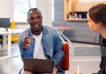 man on laptop